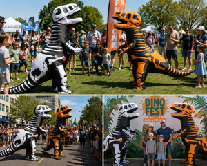 Disfraz Inflable <span class=keywords><strong>de</strong></span> Dinosaurio T-Rex para Adultos y Niños, Divertido y Novedoso para Fiestas <span class=keywords><strong>de</strong></span> Carnaval <span class=keywords><strong>de</strong></span> Halloween - Product Image 2