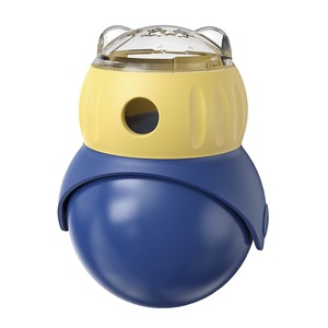 Juguete Dispensador de Golosinas Interactivo y Móvil para Mascotas, Comedero Lento Ajustable, Juguete de Rompecabezas para Perros y Gatos - Product Image 1
