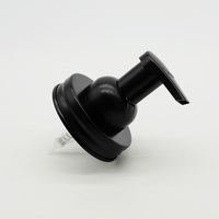 Vente en gros de pompe à mousse noire 70mm distributeur de mousse de savon sans fuite pour bocaux Mason en verre