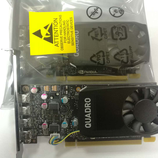 Wholesale P1000 Low Profile 4 GB GDDR5 PCIe 3.0 X16 Graphics Card with 4 Mini DisplayPorts