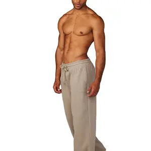 2023 Fabricantes de roupas personalizadas homens calça outono inverno 100% algodão puro calça longa calça venda quente calça
