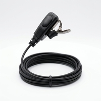Earphone Satu Sisi Laris untuk Samsung iPhone, Earphone Headset Kabel Tipe C, Air Tube, Earbud On-Ear untuk Ponsel