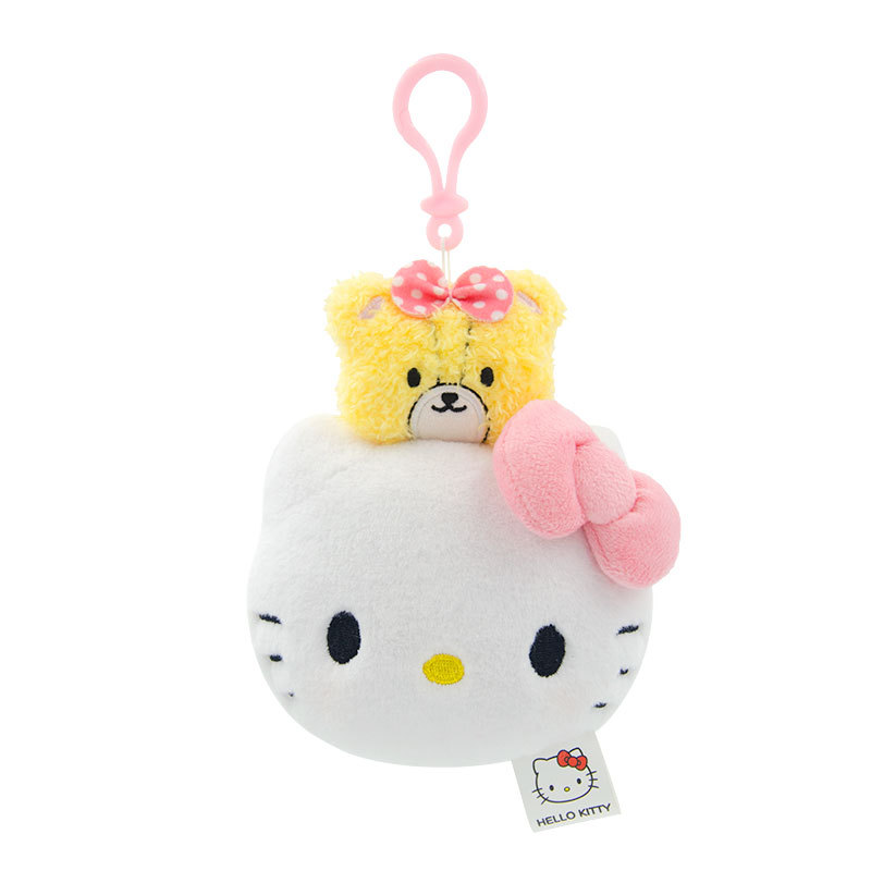 Pendentif vibrant en forme de tête Hello Kitty de 9 cm