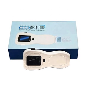Contador de tarjetas de PVC de mano SK6000 de alta velocidad, lector/escáner de tarjetas RFID con versión en inglés para gestión de tarjetas - Product Image 1