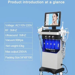 Hydro Dermabrasion Machine 14 in 1 Small Bubble Skin Analyzer Face Deep Cleaning Beauty Machine - Product Image 3