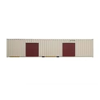 Entrepôt modulaire en panneaux sandwich d'acier pour atelier extérieur, unité de stockage, conteneur de stockage avec porte à enroulement
