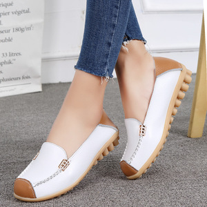 Chaussures plates décontractées Xuanhui, nouveaux modèles confortables à enfiler, semelle souple, noires, pour femmes - Product Image 6