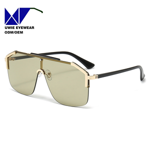 Gafas <span class=keywords><strong>de</strong></span> Sol con Montura Ligera, Diseño Moderno, Sin Montura, Polarizadas, <span class=keywords><strong>para</strong></span> Hombre y Mujer, <span class=keywords><strong>Lentes</strong></span> <span class=keywords><strong>de</strong></span> Cristal con Montura Metálica, Novedad 2022 - Product Image 3