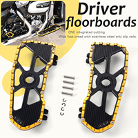 Kit de repose-pieds Wheelie Style CNC Billet Contrast Cut pour conducteur et passager avec levier de changement de vitesse talon-orteil et levier de frein pour Harley Touring 2014-2024