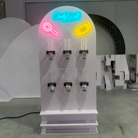 ZKAI Nuevo Set de Decoración para Fiestas Infantiles: Arco de Acrílico con LED para Dulces, Exhibidor de Snacks, Soporte de Fondo para Cumpleaños, Pared de Dulces