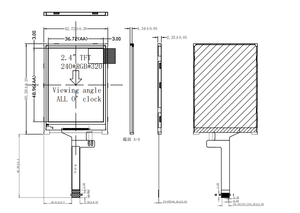Wholesale 2.4" TFT LCD Display Module SPI/MCU Interface Low Power Consumption Embedded Screen - Product Image 4