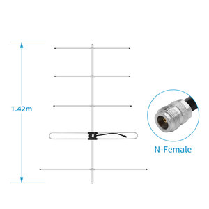 Usine en gros haute puissance 5 éléments VHF Yagi antenne Fm antenne Yagi 136-174mhz - Product Image 5