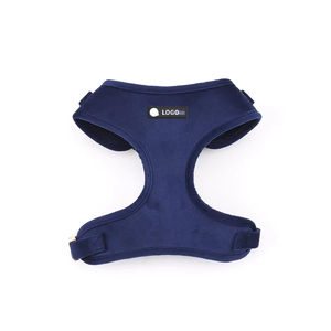 Correa de Lujo para Perro, Conjunto de Arnés de Terciopelo para Perro, Collar y Correa Ajustables para Perro, Arnés para Mascotas - Product Image 5