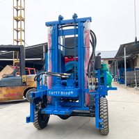 Machine de forage de puits d'eau portable 100m 150m 200m, machine de forage de puits profonds, vente chaude, directement de l'usine