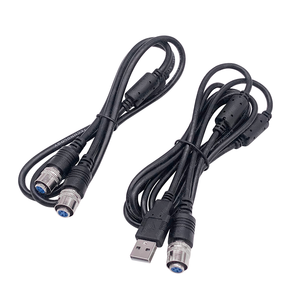 Anpassbare Länge 4-Pin XS9 zu USB Ersatzkabel XS9 5 Rundsteckverbinder Wasserdichtes Push-Pull-Verbindungskabel - Product Image 6