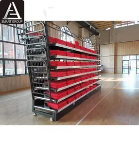 Stadium Chair Indoor Retractable Bleacher Chair Movable Stadium Bleachers