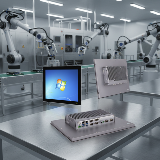 China 17 Inch Win 10 11/linux Fanless Embedded/Wall-mounted Industrial Pcap Touch Panel PC Ipc with Rich Ports