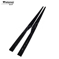 Kit carrosserie en fibre de carbone style R4 pour BMW M2 G87, comprenant lèvre avant, diffuseur arrière, jupes latérales et aération style AP - Vente chaude