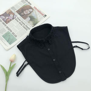 Col Claudine Blanc en Perles Naturelles pour Homme, Col Faux pour T-shirt, Col Clerical Pastoral pour Veste Homme - Product Image 6