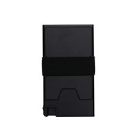 Dompet kulit sapi asli pria, kblocking cerdas, Anti hilang, memblokir Rfid, Pop up, Minimalis, lipat ganda, dompet kulit sapi asli, dengan rekam posisi, Alarm GPS