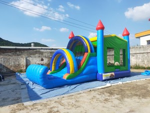 Maison de rebond de bâche en Pvc Offre Spéciale, liquidation de glissière d'eau commerciale, <span class=keywords><strong>château</strong></span> gonflable sec et humide - Product Image 2