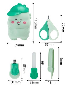 Kit di Strumenti per Manicure e Pedicure, Set di Tagliaunghie Protettivi per Neonati, Forbici per Bambini in Plastica PP - Product Image 6