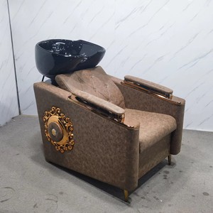 Hot-selling Popular Modern Leather Hair Salon Semi-<b>reclining</b> Water Jet Hair Washing Bed High-end Factory Direct Sale - Product Image 5