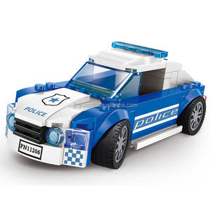 Bloc voiture Citycar voiture de Police petites pièces MOC briques construire bloc voiture enfants éducatif assembler bloc de construction jouet brique ensemble - Product Image 2