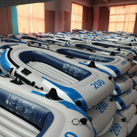 Kayak gonflable multifonctionnel, bateau de dérive épais résistant aux explosions et à l'usure, bateau de pêche de loisirs en plein air, bateau de surf