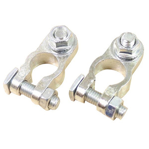 QY Battery <b>Terminal</b> Lug Connectors Brass 1 Pair For Car Boat Motorcycle Universal Use - Product Image 1