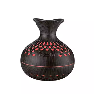 500ml grano de madera portátil ultrasónico inteligente Led habitación profesional hogar fragancia humidificador aire aceite esencial difusor de Aroma - Product Image 2