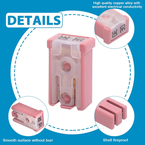 Bộ cầu chì ô tô có rãnh mini 32V 16 chiếc 0695 cầu chì hộp mực 15A/20A/25A/30A/40A/50A/60A - Product Image 4