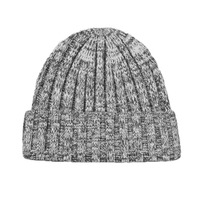 Bonnet d'hiver tricoté à revers en acrylique avec logo personnalisé, design original, pliable, idéal pour la plage et les voyages