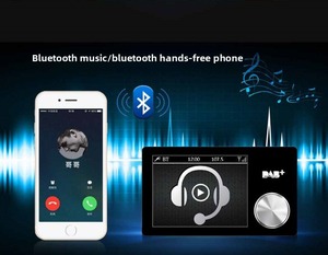 Xe 2.8 inch Châu Âu thoa + Máy thu phát sóng kỹ thuật số màn hình màu Tai nghe không dây rảnh tay FM chuyển tiếp xe ô tô đầu ra - Product Image 6