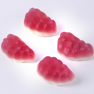 Groothandel op maat gemaakte zure zoete fruitige smaak gelatine pectine <span class=keywords><strong>gummy</strong></span> snoepjes halal gecertificeerd bulk druivenvormige jelly gummies - Product Image 6