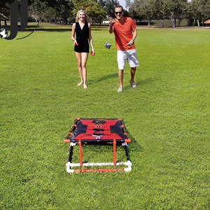 Juego 2 en 1 Divertido con Bolsa de Arena para Niños y Adultos, Set <span class=keywords><strong>Base</strong></span> con Estuche de Transporte, Juego de Ladder Ball Deportivo para Exteriores, Juego de Equitación - Product Image 5