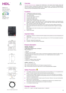 وحدة أتمتة التدفئة والتهوية وتكييف الهواء الصناعية البلاستيكية KNX HDL-<span class=keywords><strong>M</strong></span>/FCU01.10.1 للمباني - Product Image 5