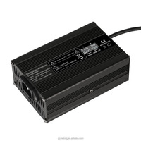 Chargeur de batterie intelligent personnalisé 12V 24V 36V 48V 60V 72V 84V avec écran OLED chargeur de véhicule électrique