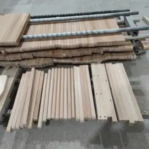 Tongkat pilates tiang maple kayu kualitas tinggi alami latihan dowel kayu berkualitas tinggi