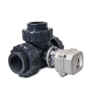 工厂价格<span class=keywords><strong>3</strong></span>路电动UPVC塑料球阀CR202 NC 12V 24V DC聚氯乙烯电动截止阀 - Product Image 4