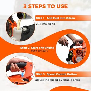 EB260 <b>Gasoline</b> Portable Leaf Blower Garden Tools Gas Blower 25.4CC Petrol Leaf Blower - Product Image 1