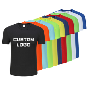 T-Shirt Sportiva Unisex Plus 4XL in Poliestere 100% ad Asciugatura Rapida, Vestibilità Aderente, Collo a O, <span class=keywords><strong>Logo</strong></span> Personalizzato, Lavorazione a Maglia, Stampa Personalizzabile - Product Image 1