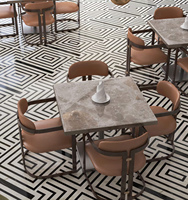 Carrelage de sol à motifs géométriques de style marocain 600x1200mm, carreaux de mosaïque en porcelaine émaillée de style arabe pour salle de bain de villa