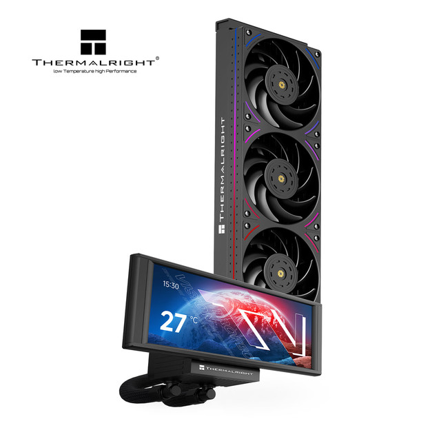 New Stock Thermalright Trofeo Vision 360mm ARGB Cpu Cooler 360mm All-in-one Aio Liquid with Large LCD Screen
