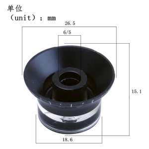 Gros noir réflecteur chapeau chapeau haut de forme guitare électrique boutons de contrôle de tonalité de Volume pour <span class=keywords><strong>Fender</strong></span> Tele guitare - Product Image 6