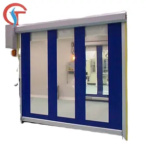Electric and automatic car wash used high speed roller curtain door