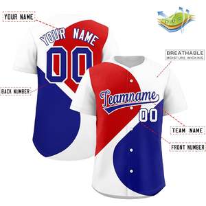 เสื้อเบสบอลมีกระดุมแบบสั่งทำเสื้อกีฬานิ่มระบายอากาศได้ดีพร้อมชื่อทีมและหมายเลขส่วนตัวสำหรับผู้ใหญ่และเยาวชน - Product Image 4