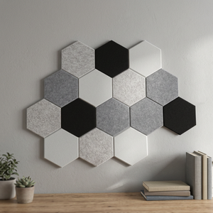 Panneaux acoustiques légers en fibre de polyester MQ 60x60cm – Solutions d'isolation phonique faciles à installer pour bureaux ouverts et appartements - Product Image 4