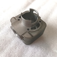 Haut de gamme 70cc47mm Piaggio Typhoon50 2T Kit de bloc de cylindre de course à gros alésage tête pour moteurs de moto Gilera Italjet Xr 50cc 2T