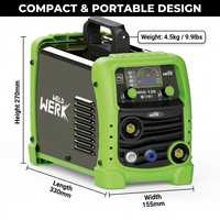 Machine à souder TIG MIG MAG à essence de qualité commerciale 220V 120A, machine à souder 3 en 1, soudeuses MIG, soudeuses à arc à inverter